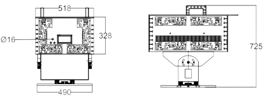 40W綠色動漫激光投影燈 LS-D-G40(圖1)